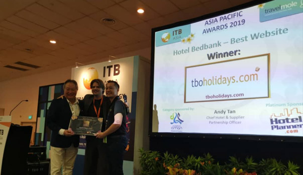 Hotel Bedbank - Best Website - TravelMole Asia Pacific Awards 2019